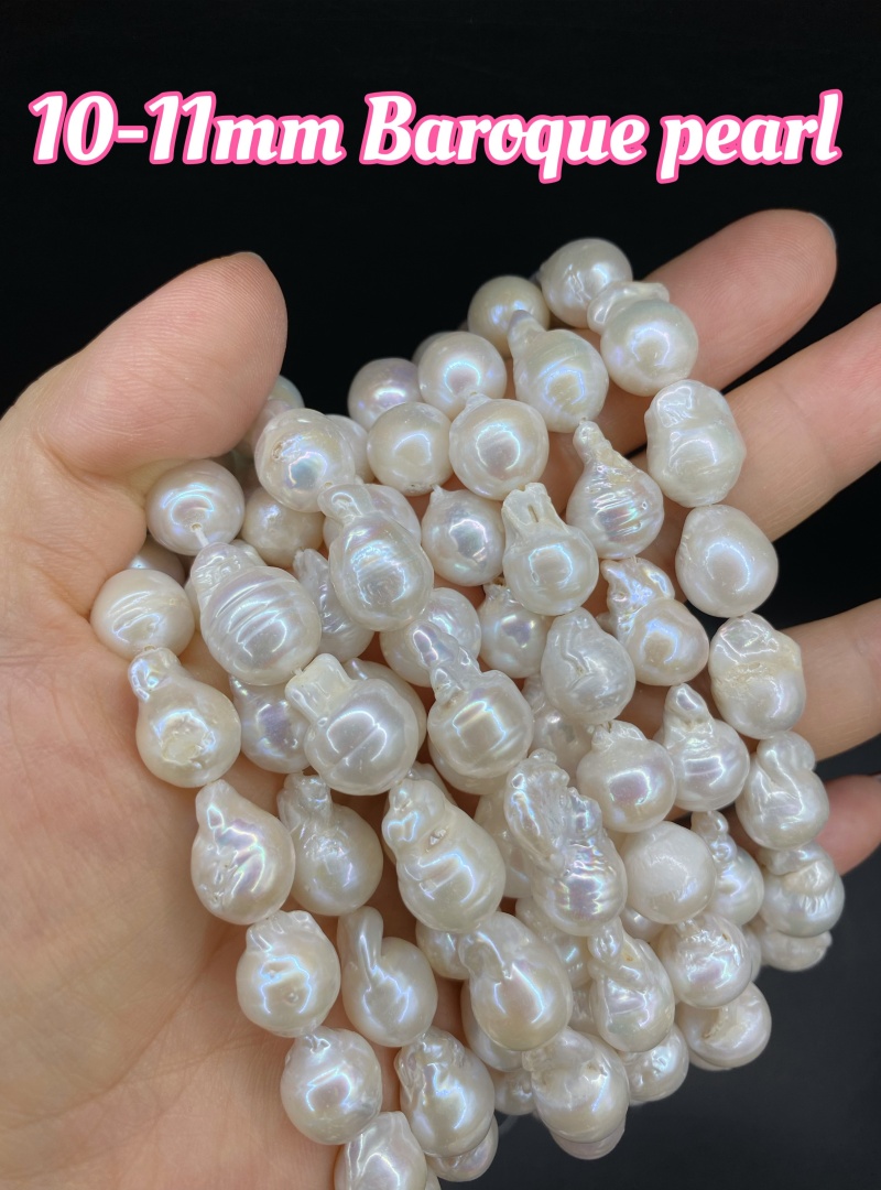 Pearl Choker Necklace Vintage - Natuurlijke zoetwaterparel choker ketting barokke parel