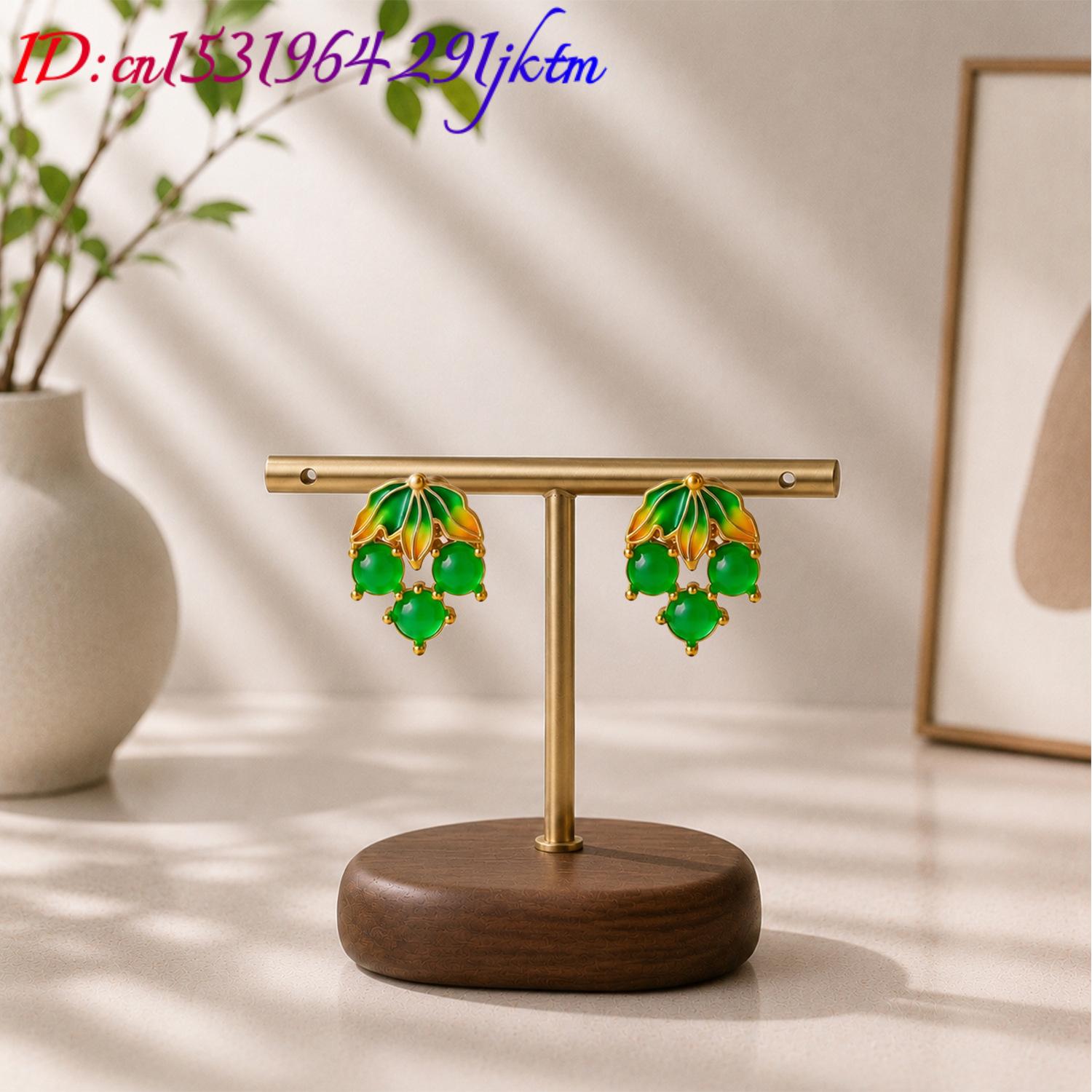 Birmese Jadeïet Druiven Oorbel - Earrings recensie en prijs