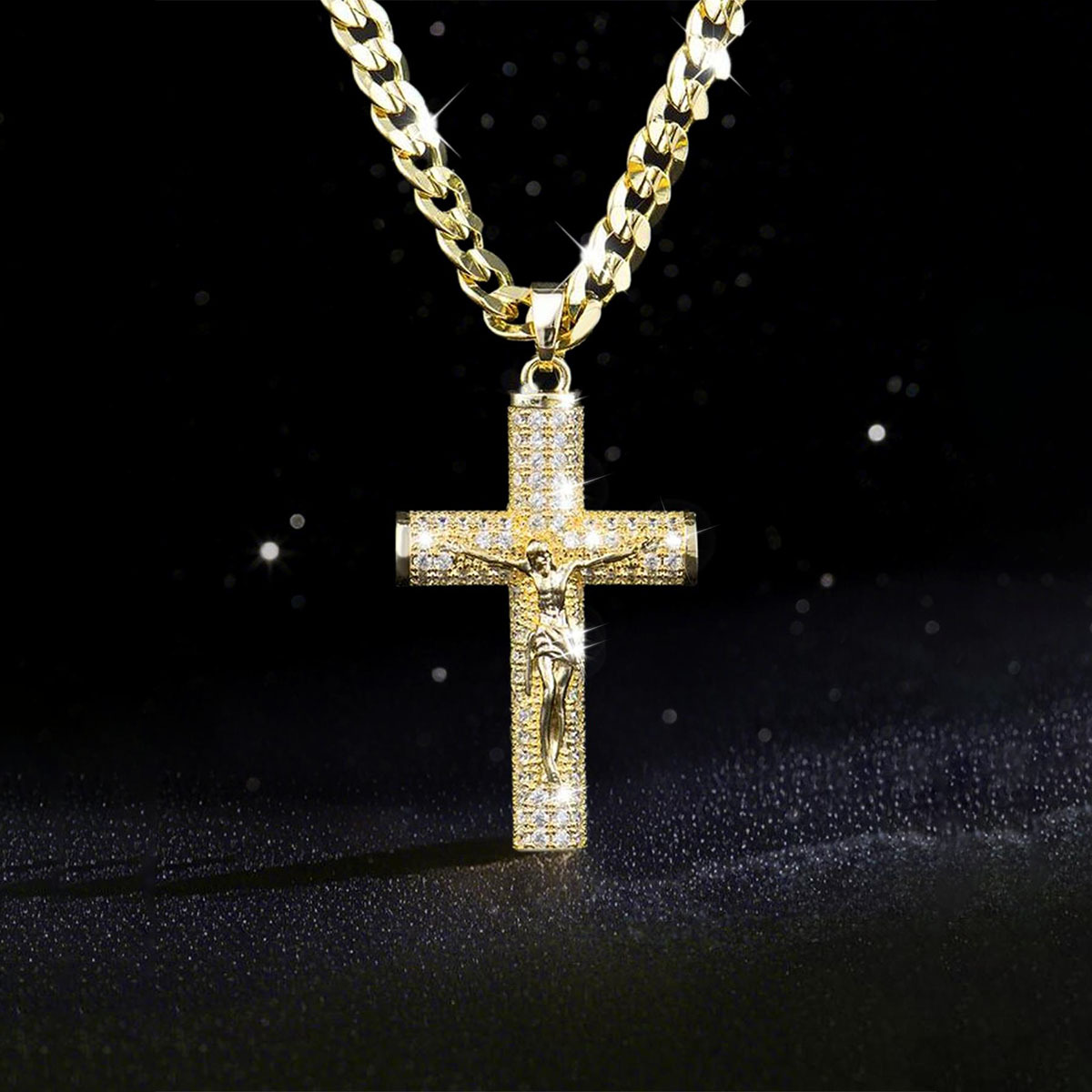 Vergulde kruisketting voor her - Cross Pendant Necklace Gold recensie en prijs