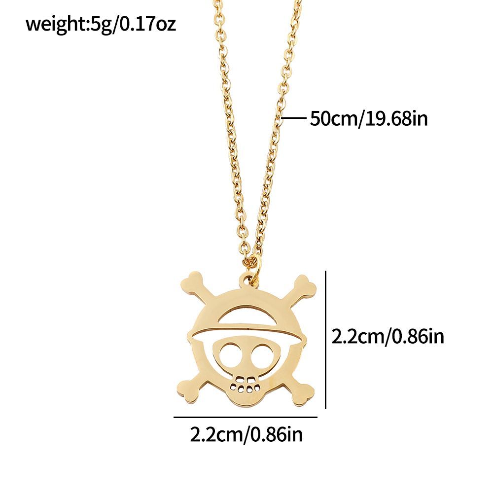 Anime Schedel Legering Holle H - Anime Pendant Necklace recensie en prijs