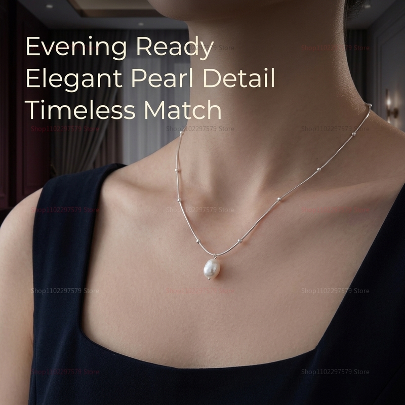 Ketting met zoetwaterparel voo - Pearl Choker Necklace Vintage recensie en prijs