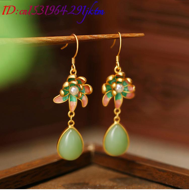 Groene natuurlijke jade oorbel - Earrings recensie en prijs