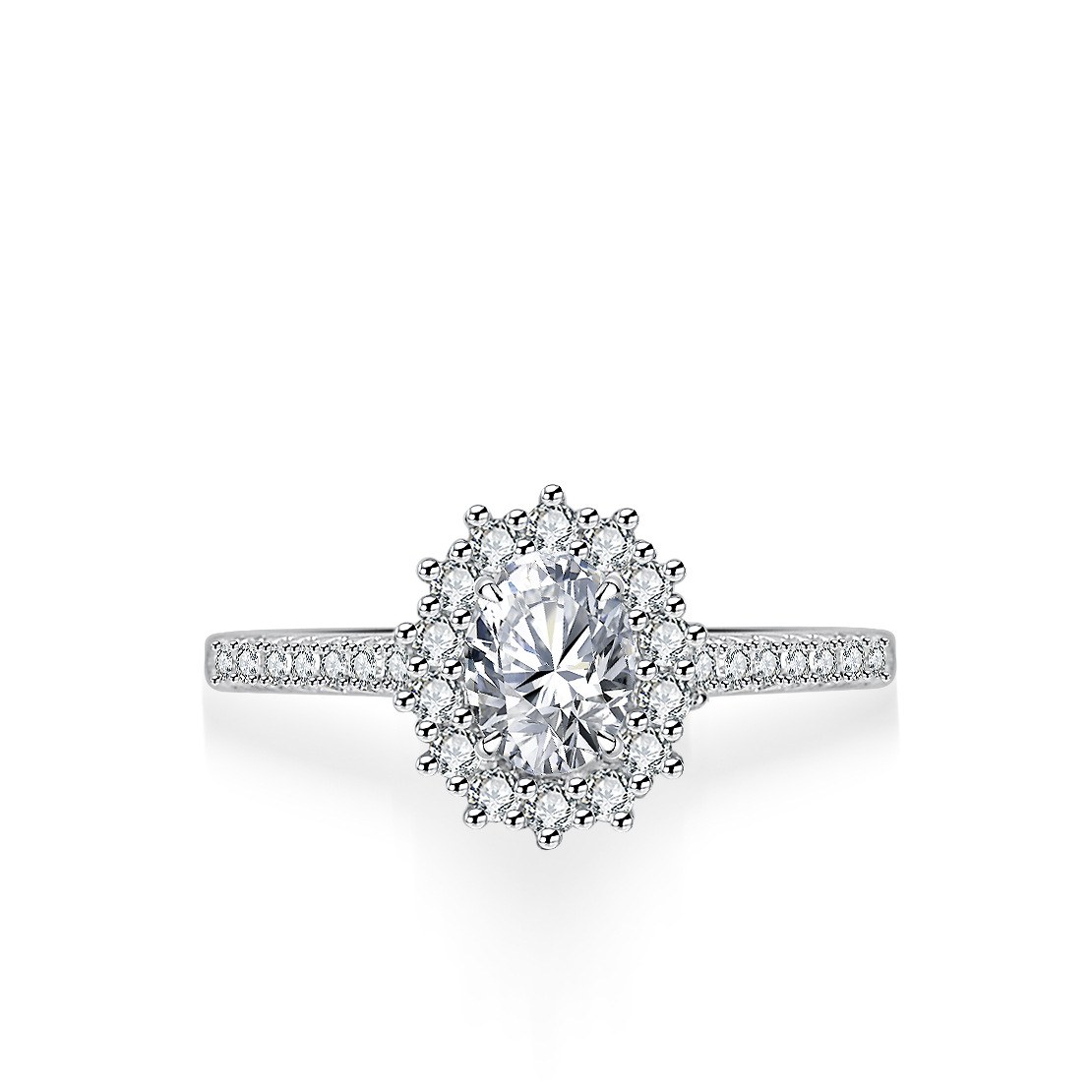 Alien Moissanite ring voor dam - Moissanite Engagement Ring 1 Carat recensie en prijs