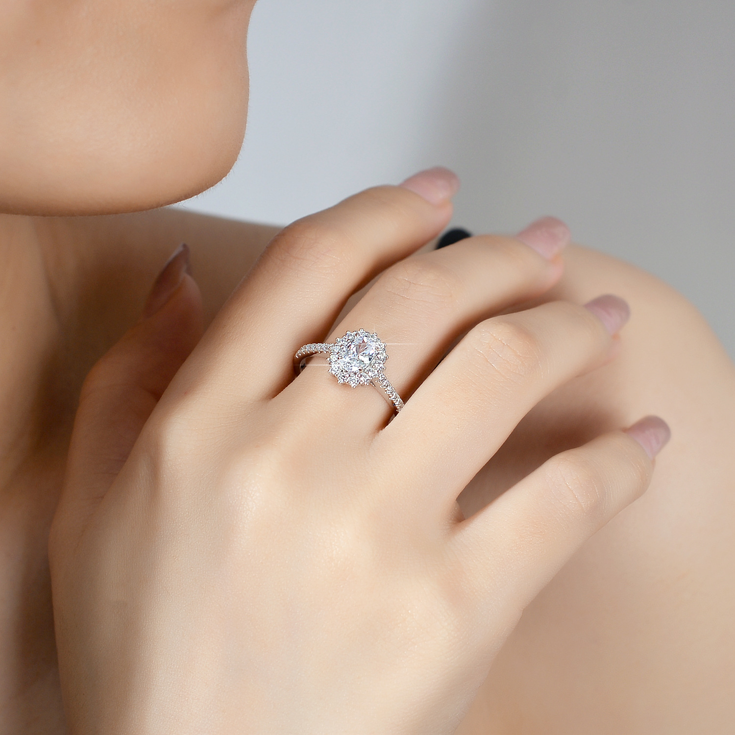 Alien Moissanite ring voor dam - Moissanite Engagement Ring 1 Carat recensie en prijs