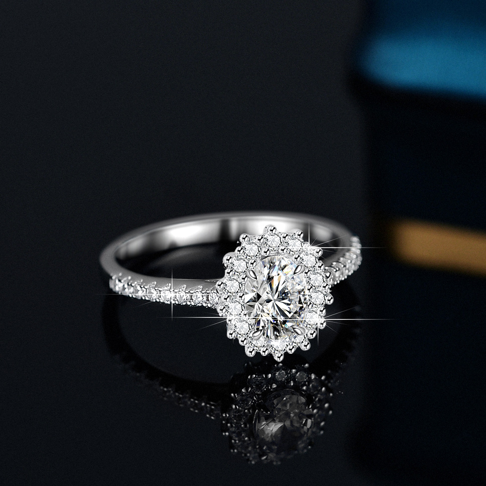 Alien Moissanite ring voor dam - Moissanite Engagement Ring 1 Carat recensie en prijs