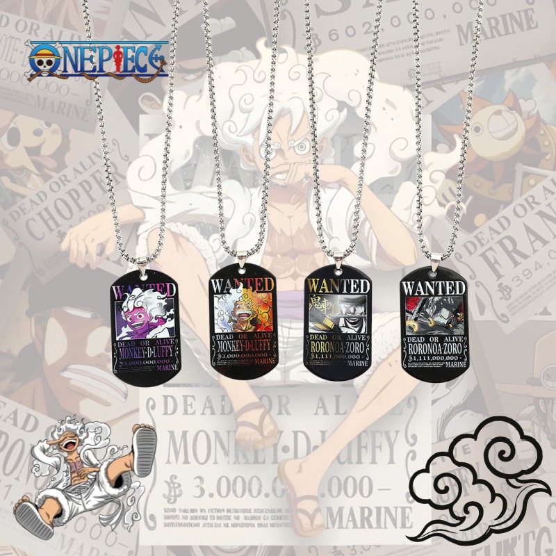 One Piece Luffy Zoro 3 miljard - Custom Name Necklace Stainless Steel recensie en prijs