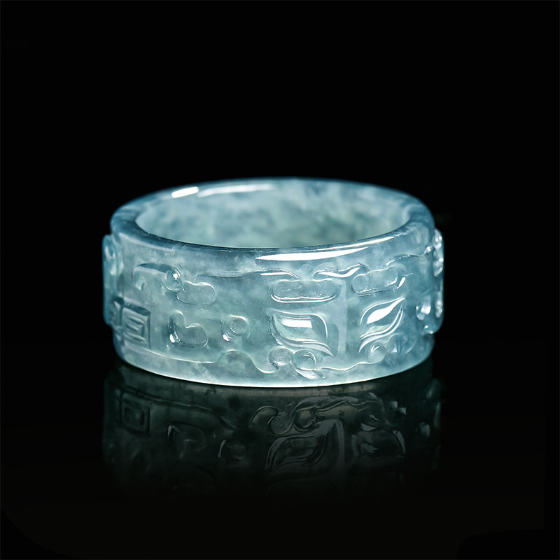 Myanmar Jadeïet Taotie Ring Mo - Rings recensie en prijs