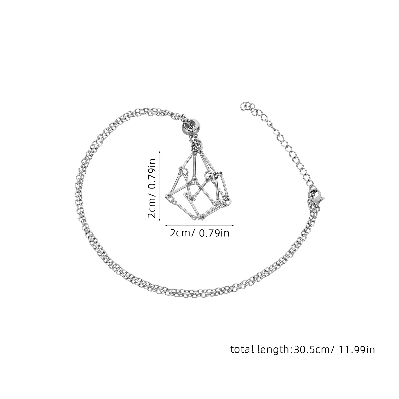 Kristallen hangerketting van r - Crystal Pendant Necklace Natural Stone recensie en prijs