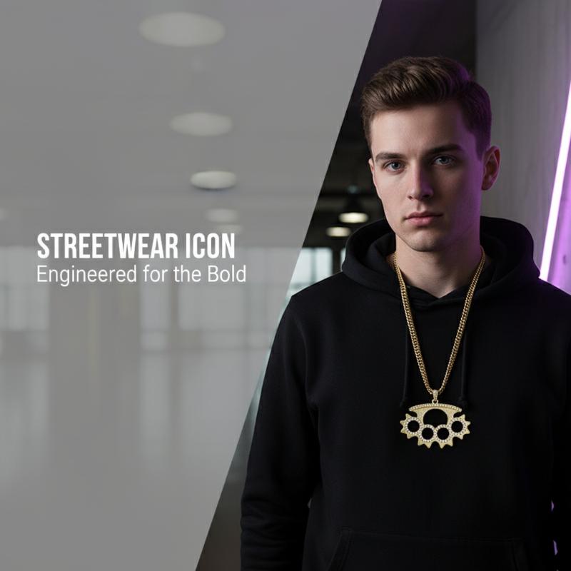 Y2K Punk roestvrijstalen hange - Layered Pendant Necklace Aesthetic recensie en prijs