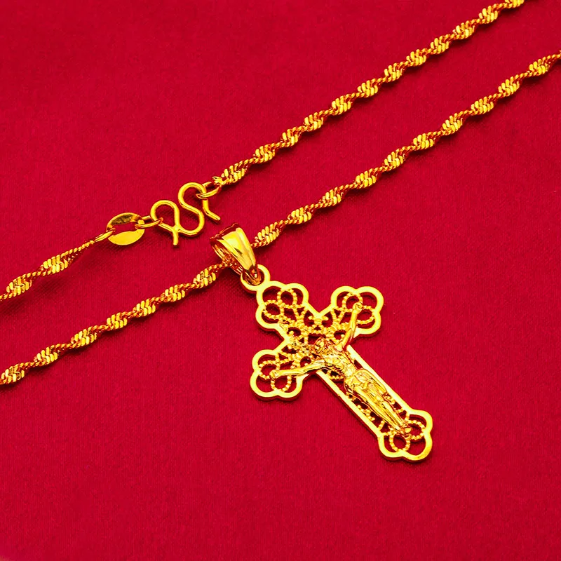 Briex Jewelry Ins Vintage goud - Cross Pendant Necklace Gold recensie en prijs