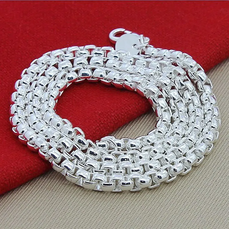 45-60 cm 925 sterling zilveren - 925 Sterling Silver Chain Necklace Men recensie en prijs