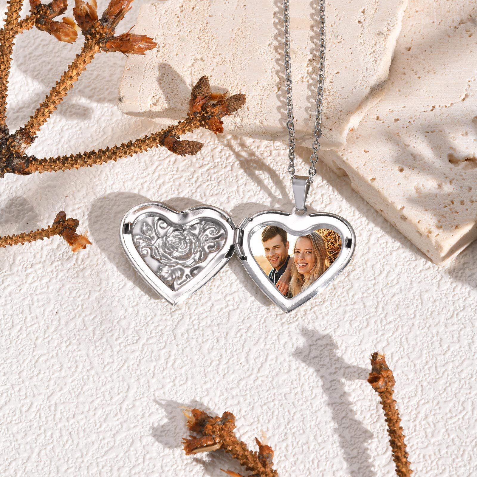 Gepersonaliseerde hart hanger  - Custom Name Necklace Stainless Steel recensie en prijs
