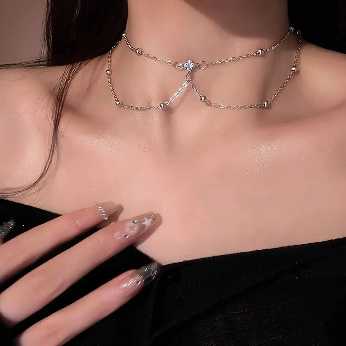 Sexy Esthetische Multi-Layer M - Layered Pendant Necklace Aesthetic recensie en prijs