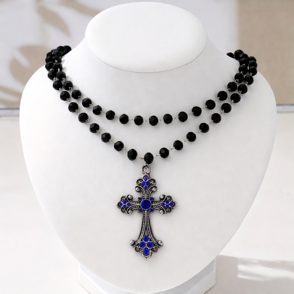Y2K Grunge Gothic gelaagde kru - Layered Pendant Necklace Aesthetic recensie en prijs