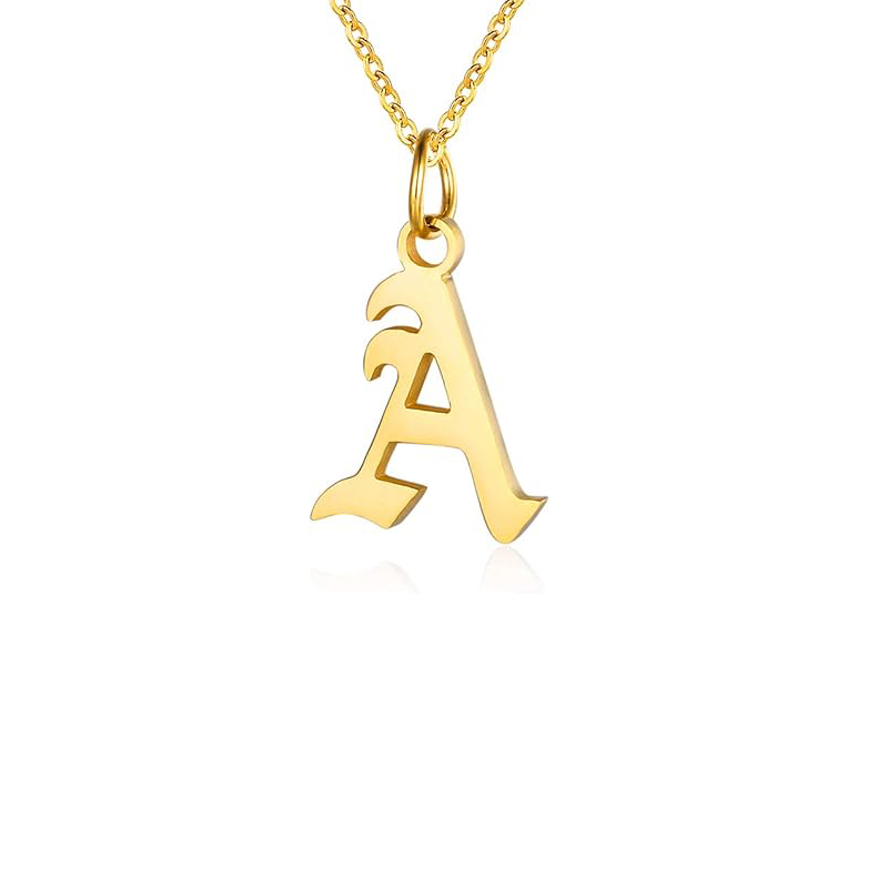 Letterkettingen voor vrouwen G - Initial Letter Necklace 18K Gold recensie en prijs