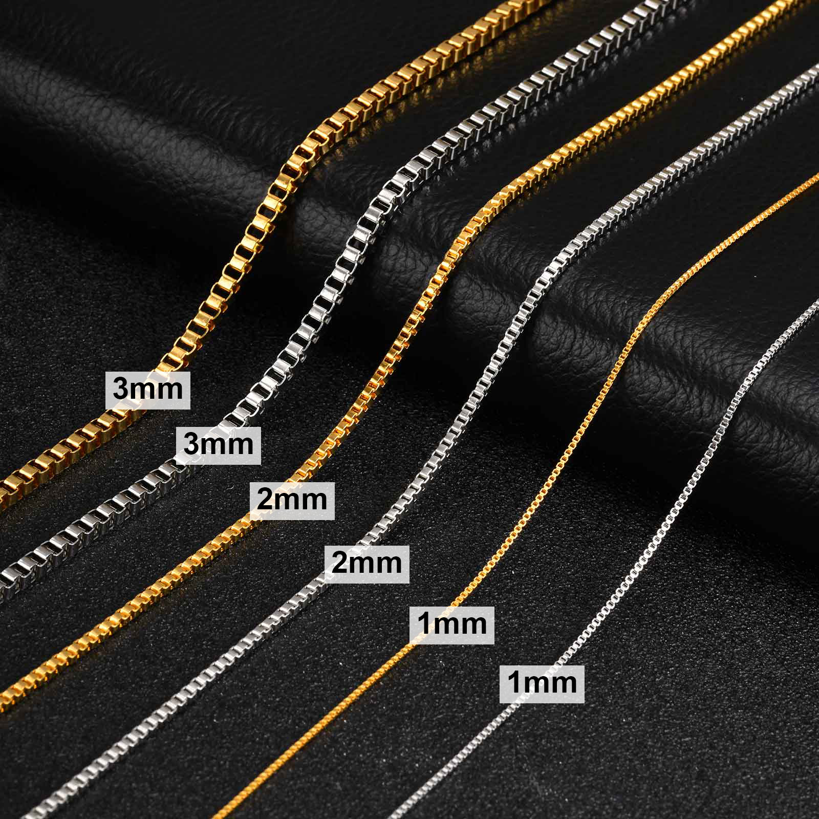 1/2/3MM dunne ketting voor man - Cuban Link Chain 12Mm recensie en prijs