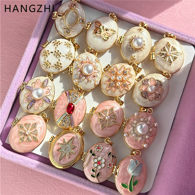 HangZhi Emaille Romantische Ro - Heart Locket Necklace Photo recensie en prijs